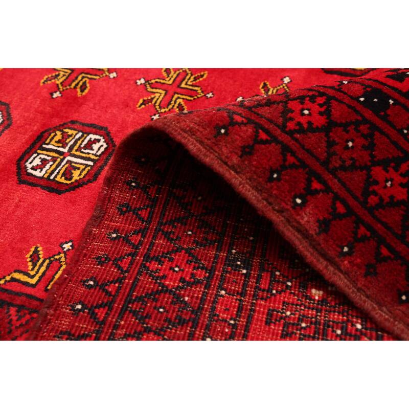 ECARPETGALLERY Hand-knotted Khal Mohammadi Red Wool Rug - 8'2 x 10'9