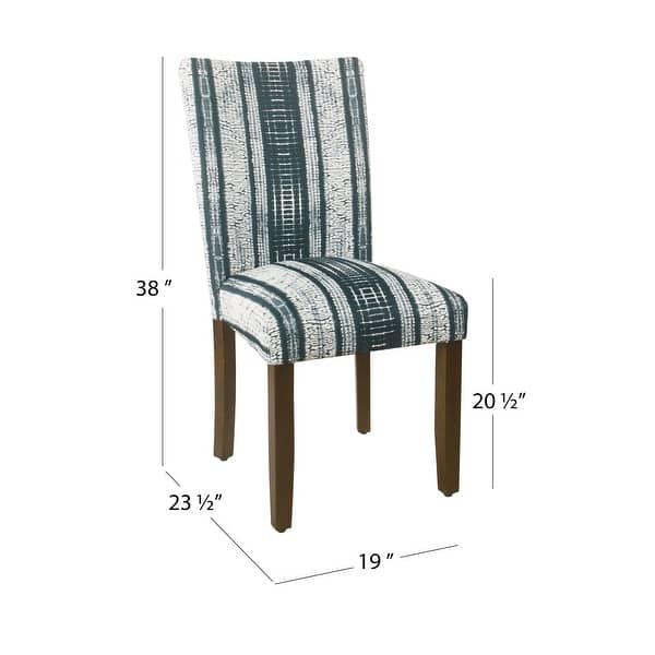 dimension image slide 2 of 7, HomePop Classic Parsons Dining Chair - Set of 2