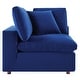 preview thumbnail 65 of 75, Commix Down Filled Overstuffed Velvet 6-Piece Sectional Sofa