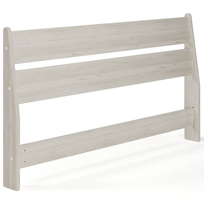 Signature Design by Ashley Socalle Light Natural Woodgrain Panel Headboard