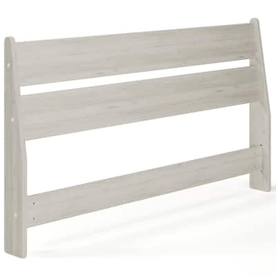 Signature Design by Ashley Socalle Light Natural Woodgrain Panel Headboard