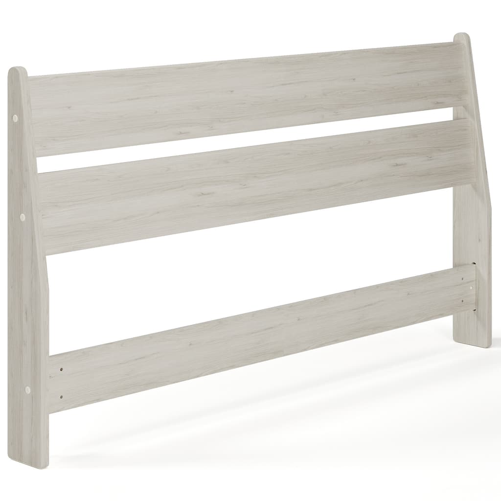 Signature Design by Ashley Socalle Light Natural Woodgrain Panel Headboard