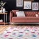 preview thumbnail 11 of 10, Nuloom Tatyana Moroccan Diamond Trellis Shaggy Area Rug - 2'8" x 12' Runner