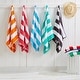 preview thumbnail 22 of 41, Linery & Co. Oversized Cotton Cabana Beach Towel, 4 Pack - 35" x 70"