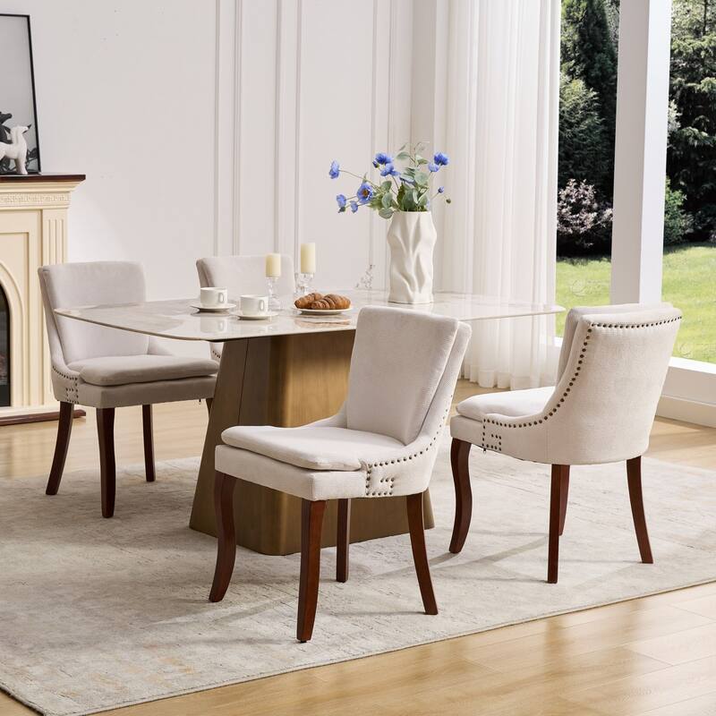 Modern Dining Chairs Set of 2, Accent Side Leisure Chairs