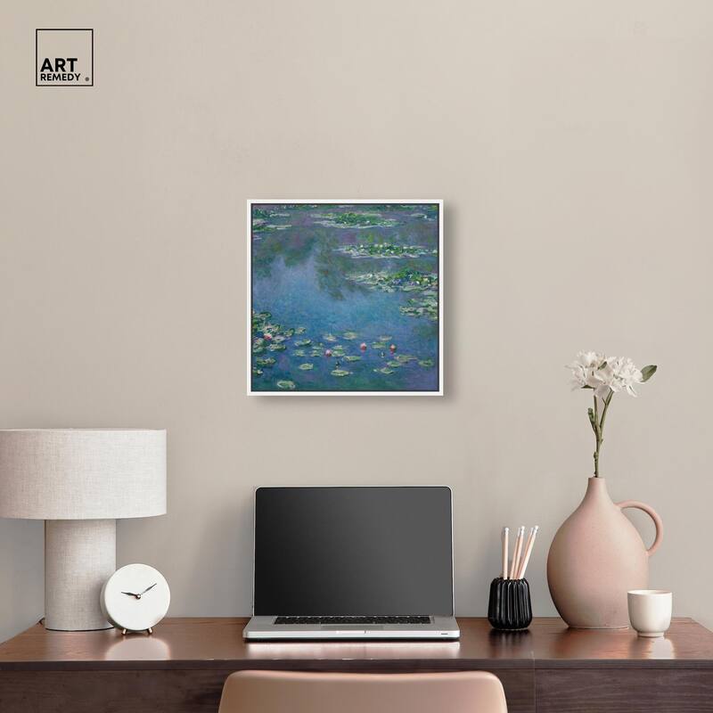 Monet Water Lilies Canvas by Art Remedy