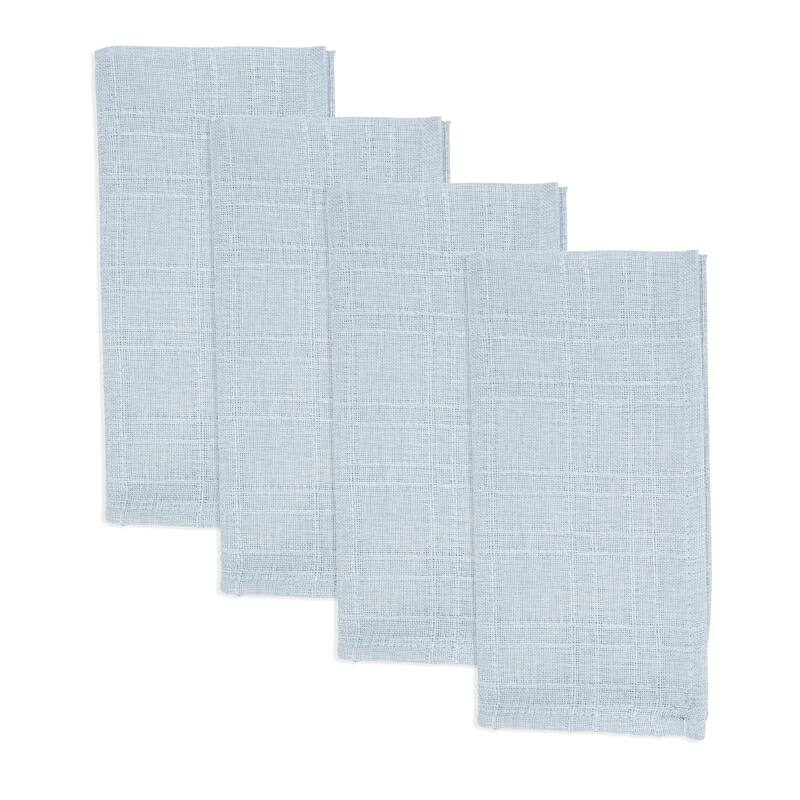 Refined Stitched Plaid Napkin