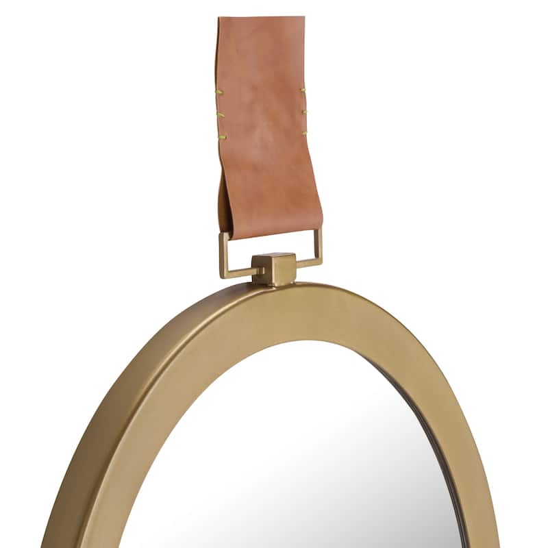 SAFAVIEH Shira Out Warm Amber 21-inch Round Decorative Mirror - 21" x 1.5" x 21" - 21Wx2Dx21H