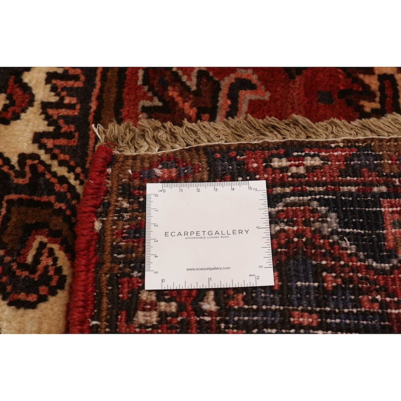 ECARPETGALLERY Hand-knotted Sarabi Red Wool Rug - 6'9 x 9'9