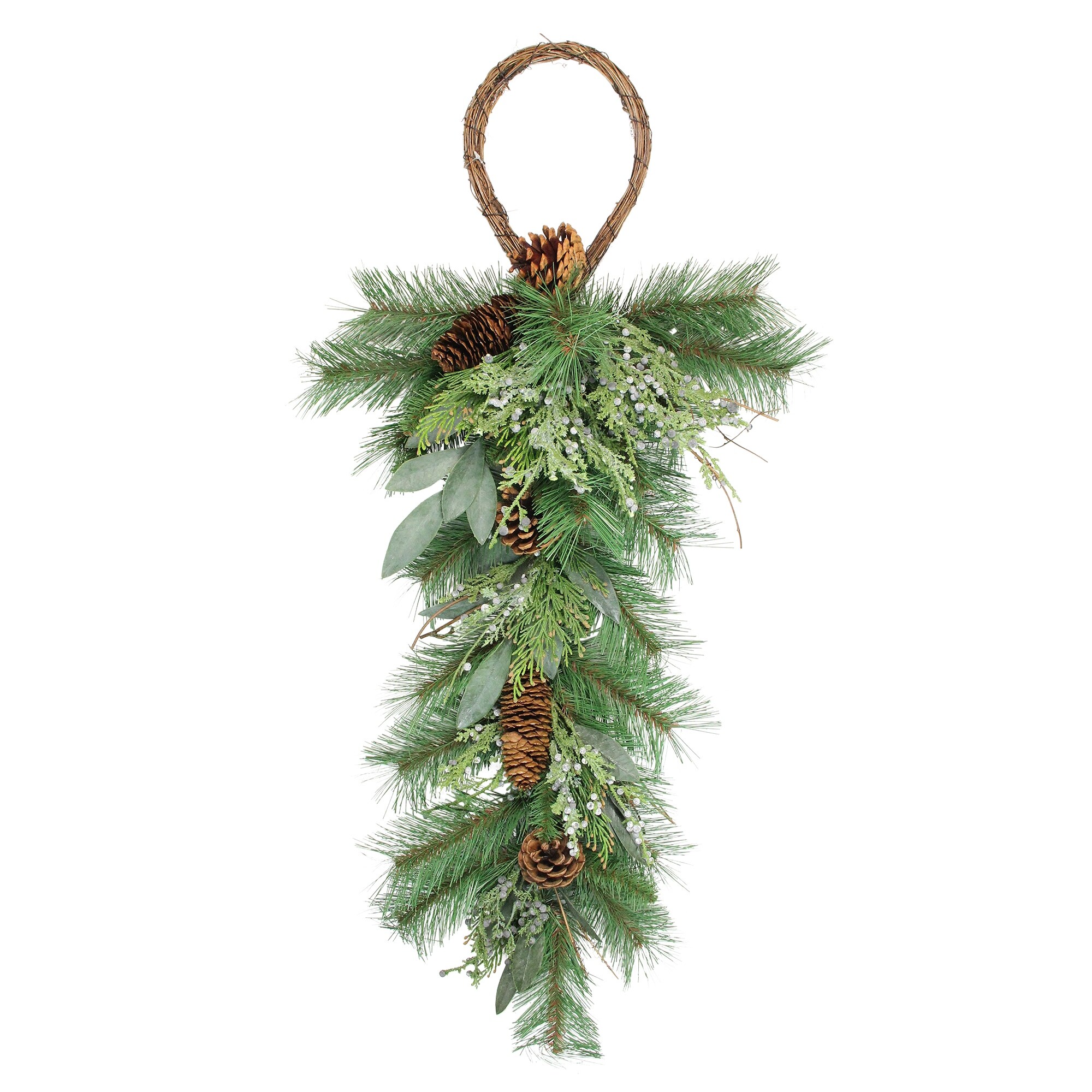 Shop 32 Pine And Juniper Artificial Christmas Door Swag Unlit