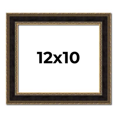 12x10 Frame Gold Antique Vintage Sold Wood Picture Frame | 1.75 Inch