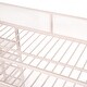 preview thumbnail 26 of 25, Creative Structure Twin Size Metal Loft Bed Kids Bed with 4-Tier Shelves and Storage, Black
