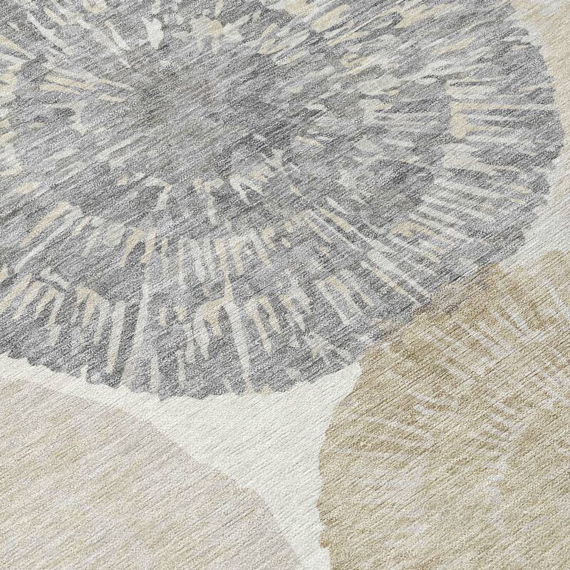 Machine Washable Indoor/ Outdoor Contemporary Devaughn Chantille Rug