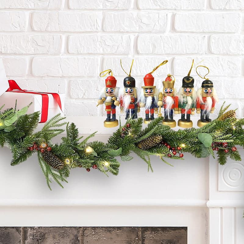 3.25 inch Nutcracker Ornaments, Set of 6