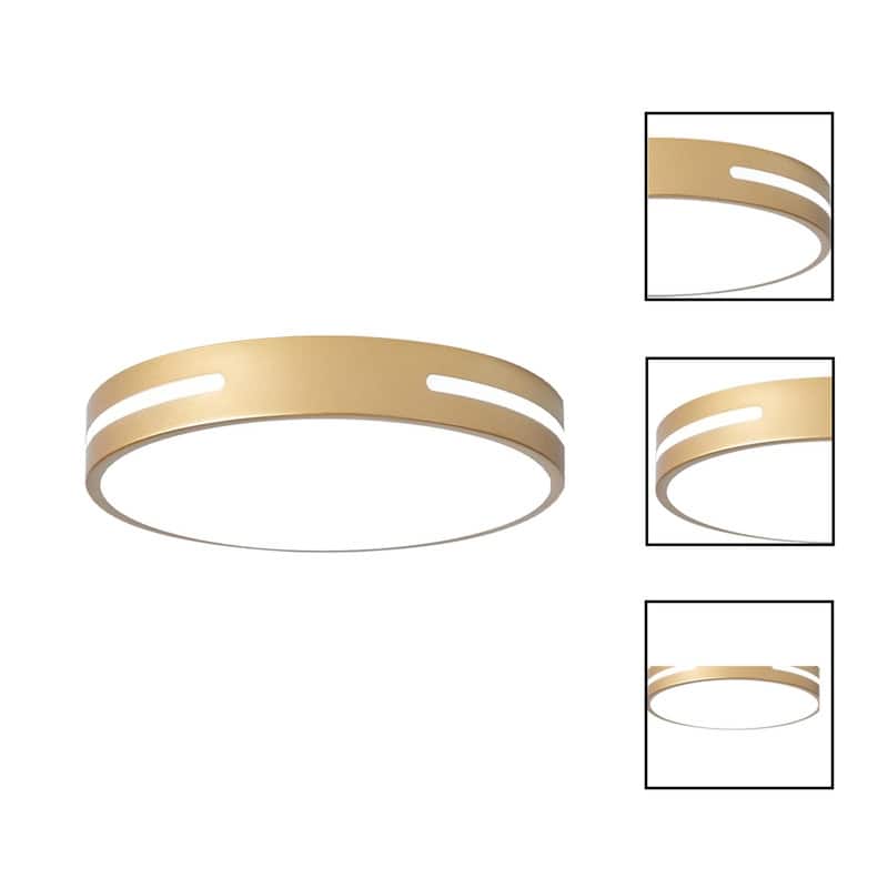 Led remote control ceiling lights gold office ceiling lamp metal ceiling light - N/A