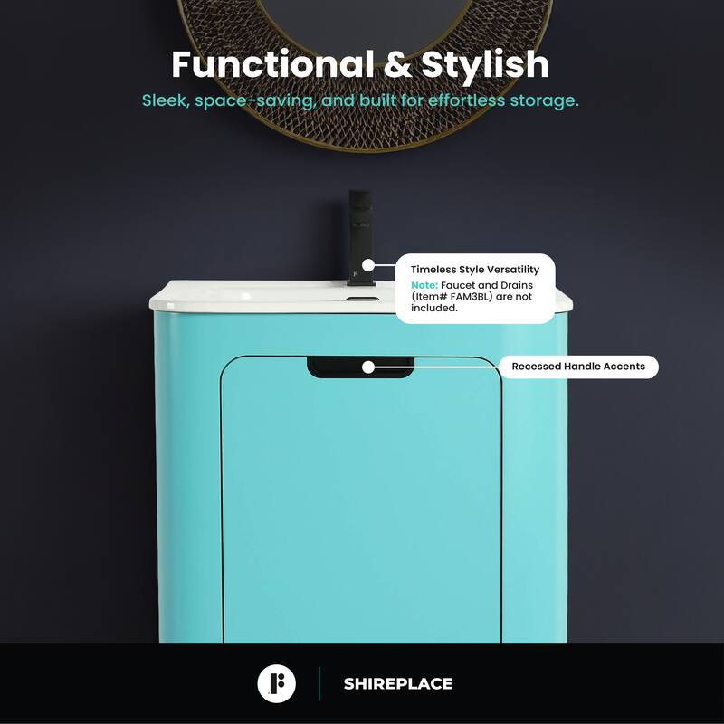 Fine Fixtures Shireplace Bathroom Vanity with Sink