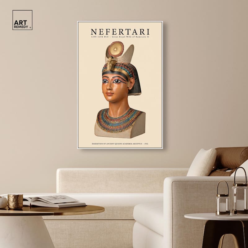 Ancient Egyptian Queen Canvas by Art Remedy