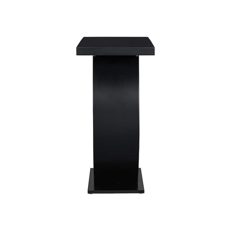 Mirod Stylish Modern Console Table with Egg-Shaped Base