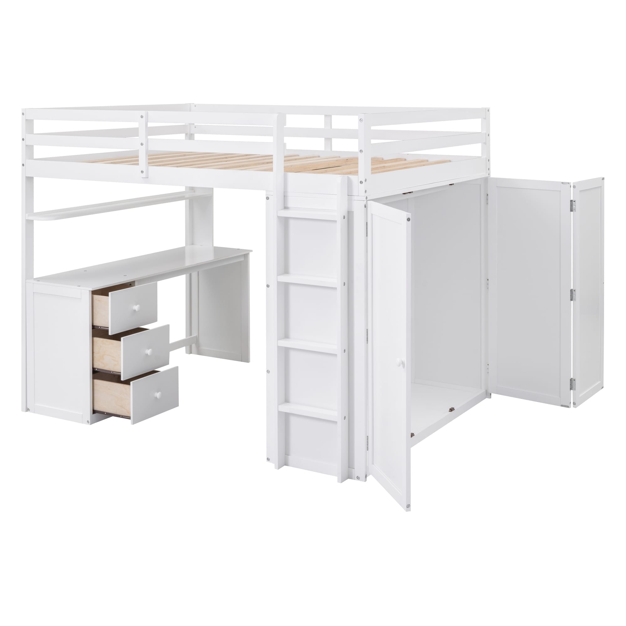 Kids full size loft bed hotsell