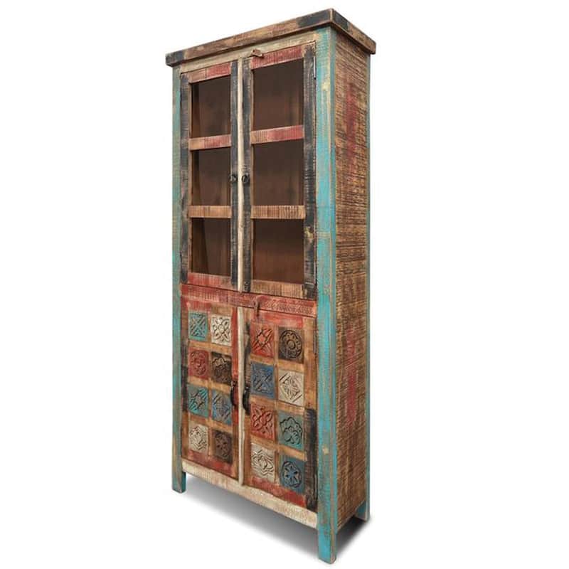 La Boca Carved China Cabinet - 34"