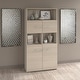 preview thumbnail 21 of 24, Office 500 5-shelf 4-door Bookcase by Bush Business Furniture Oak Finish