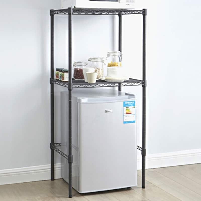 Mini Shelf Supreme - Suprima® Adjustable Shelving by DormCo - 52"H x 24"W x 18"D - Gunmetal Gray