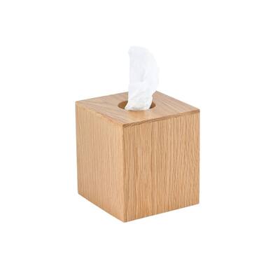 Square Oak Tissue Box Cover | OROA Mezza