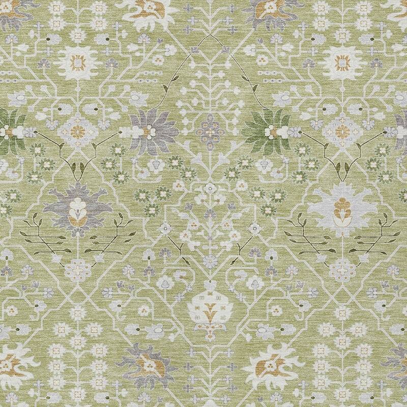 HomeRoots Oriental Traditional Rectangle Outdoor Rug