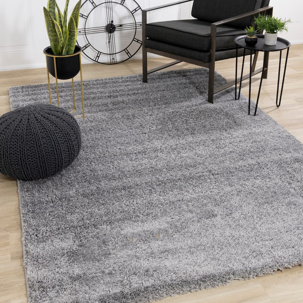 Brooklyn Collection - Grey Shag Rug