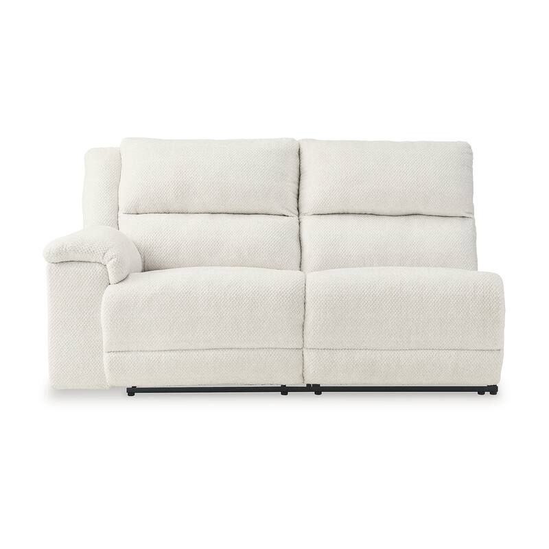 Signature Design by Ashley Keensburg White 3-Piece Power Reclining Sectional