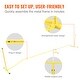preview thumbnail 8 of 19, Pickleball Net Set Weather Resistant Steady Metal Frame & Strong PE Net, for Outdoor Backyard Driveway