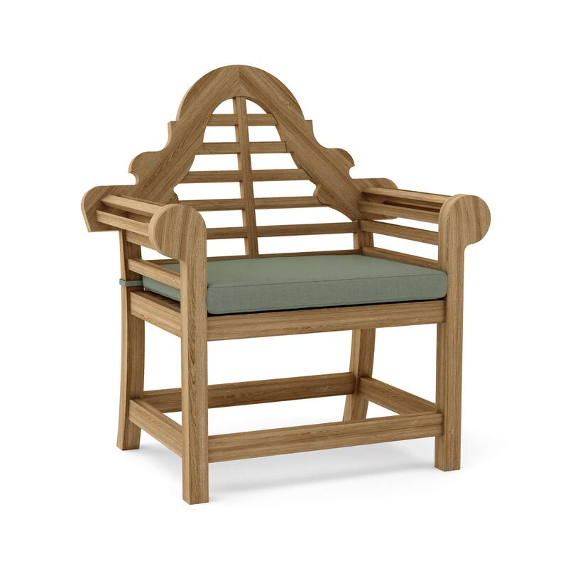 Marlborough Teak Outdoor Dining Chair - N/A