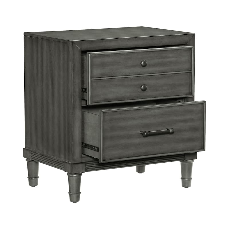 Foxcroft Nightstand - Grey