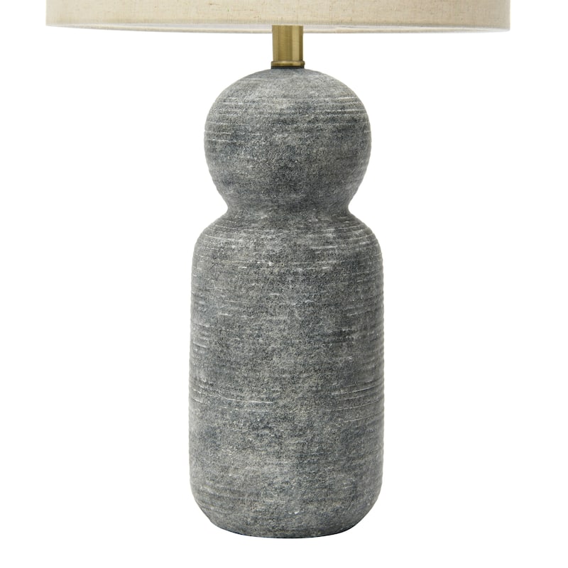 Round Stoneware Desk Lamp