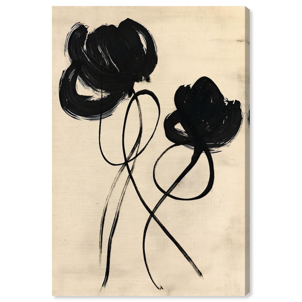 Florals in the Minimal II Canvas by Art Remedy, Gallery Wrapped