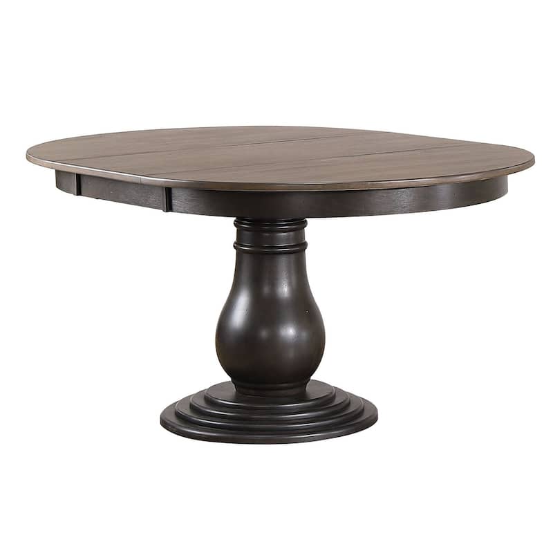 Antiqued Grey Double X-Back 5-Piece Bella Dining Set