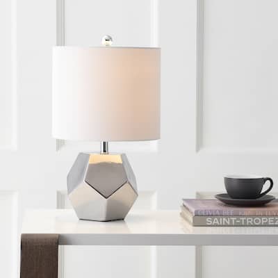 SAFAVIEH Lighting 18-inch Hanton LED Table Lamp - 10"x10"x17.5"