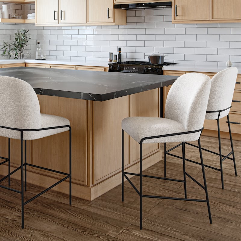 Jackson Boucle Counter Height Barstool