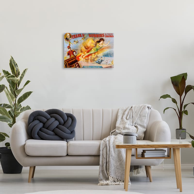 Stupell Great Bullfight Antique Advertisement Canvas Wall Art Design By Marcus Jules