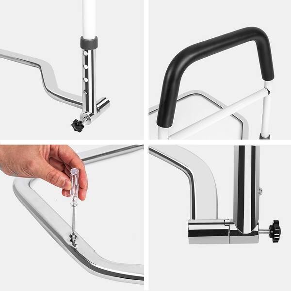 Bed Rails For Elderly Adjustable Hospital Grade Safety Bed Rail For Adults Seniors Bed Side Handrail 7 10 X 9 26 Overstock 28623535