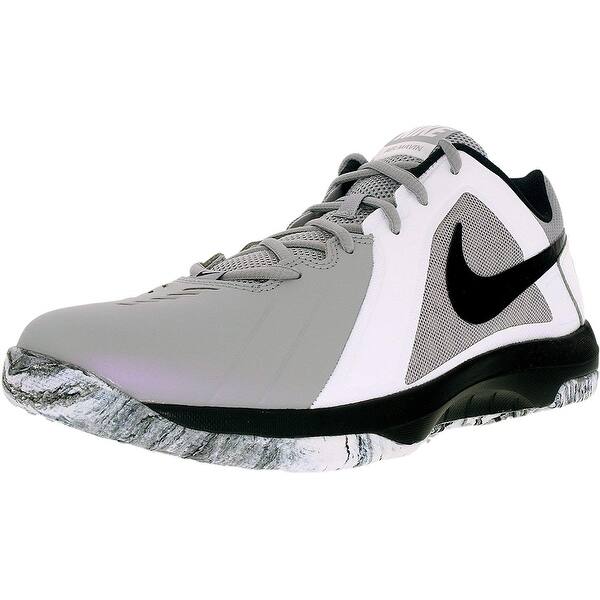 Shop Nike Men Air Maven Low Basketball Shoe Wolf Grey Black Pure