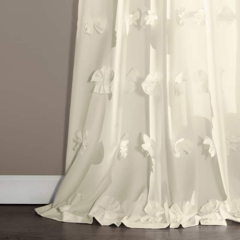 Silver Orchid Turpin Single Window Curtain Panel