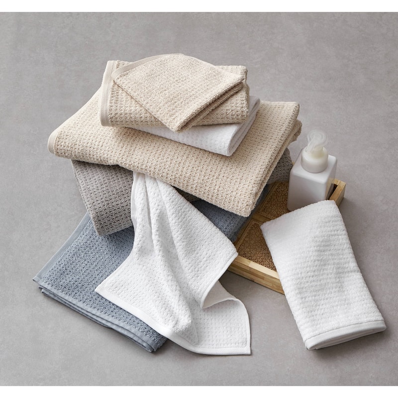 Nautica Oasis Solid Cotton 8 Piece Towel Set - 8 Piece