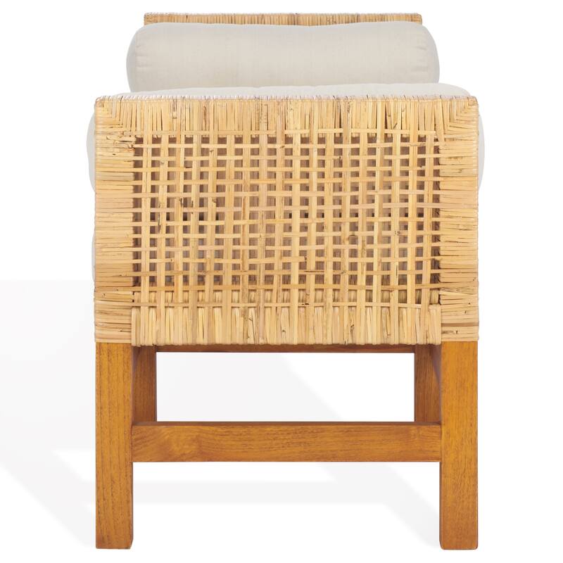 SAFAVIEH Couture Chrysene Teakwood Bench - 60"W x 21"D x 24"H