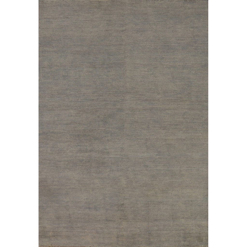 Modern Gabbeh Oriental Area Rug Handmade Wool Carpet - 5'4" x 7'8"