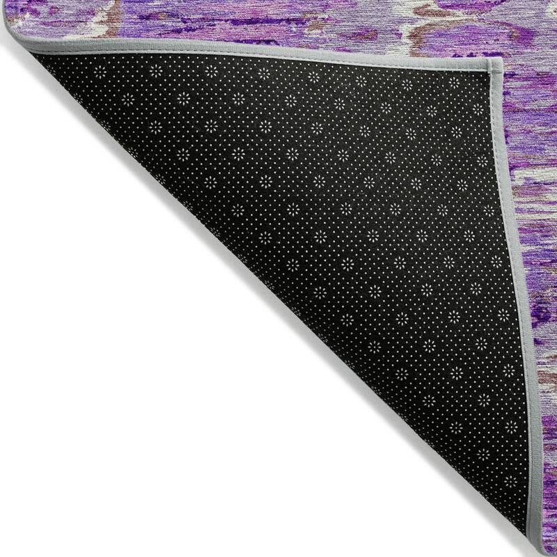 Machine Washable Indoor/ Outdoor Chantille Contemporary Abstract Rug
