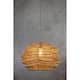 Modern Wicker Rattan Coastal Basket Pendant Light Handwoven - 19" Wide