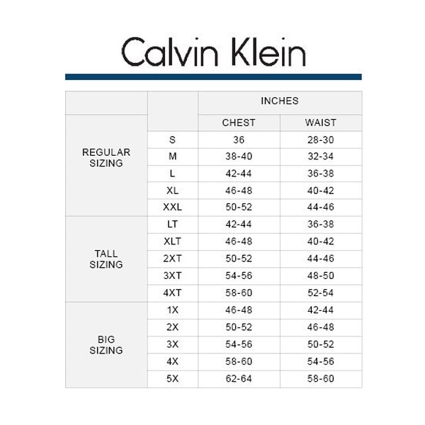 Calvin klein xxl size clearance