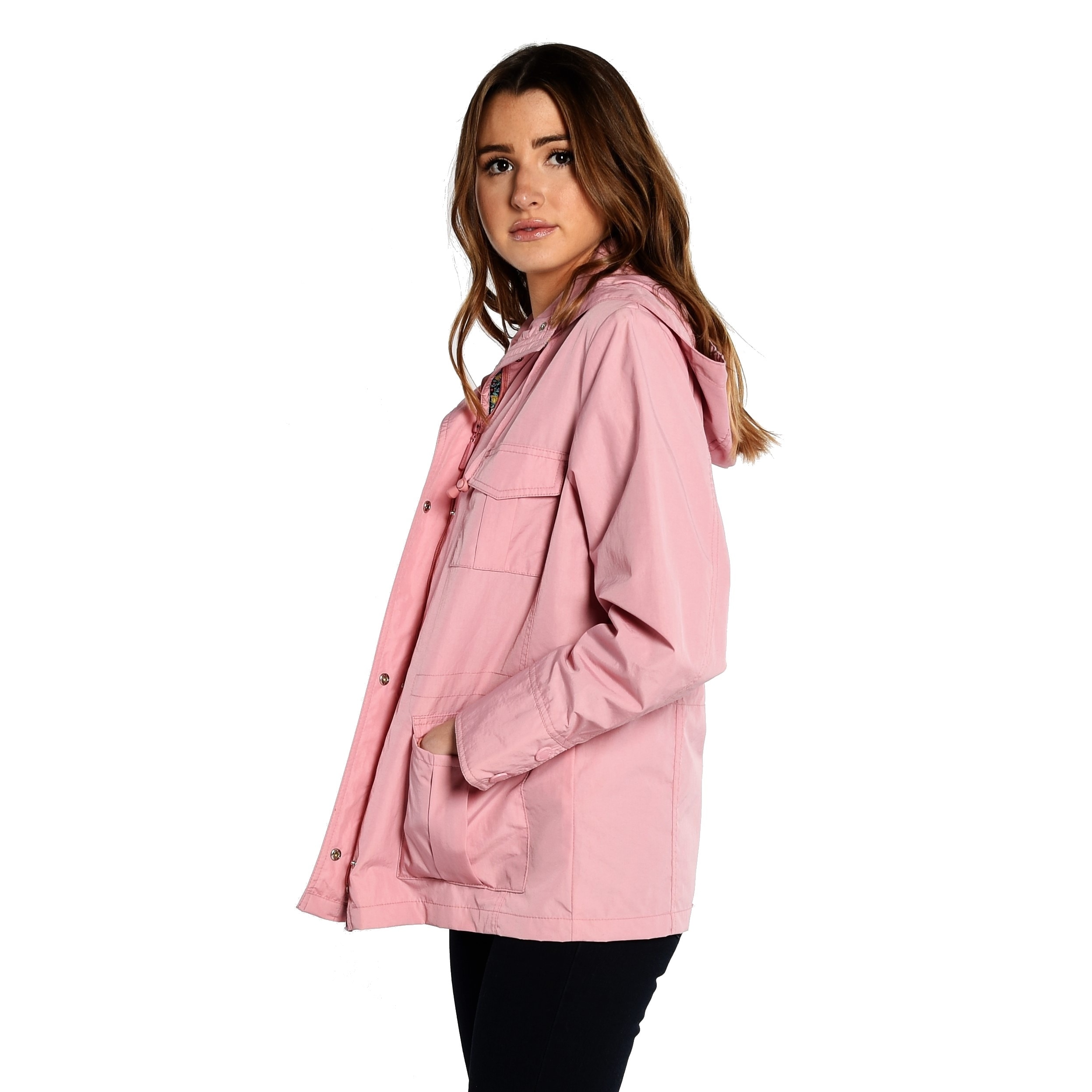 Shop Alia Women S Raincoat In Pink Size S Overstock 20627114