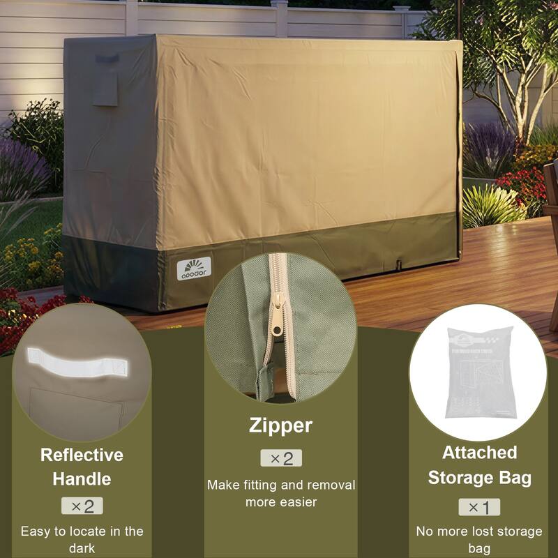 Aoodor Heavy Duty Firewood Rack Cover